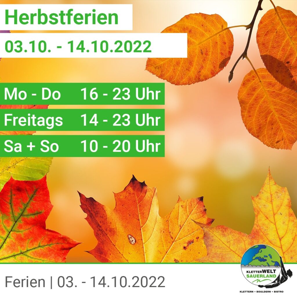 Warum Hat Hessen 2022 Nur Eine Woche Herbstferien Öffnungszeiten Herbstferien 2022 - KWS
